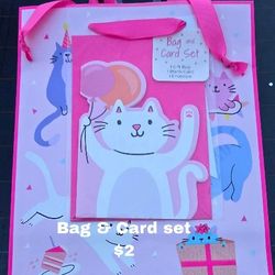 Gift  Bag Card Set