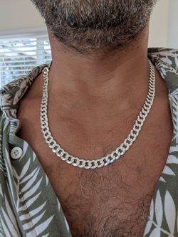 Italian silver necklace
