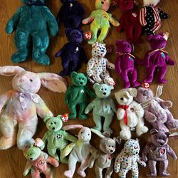 RARE Beanie Baby Original - TY  Collection 20pcs Labels and holograms collection