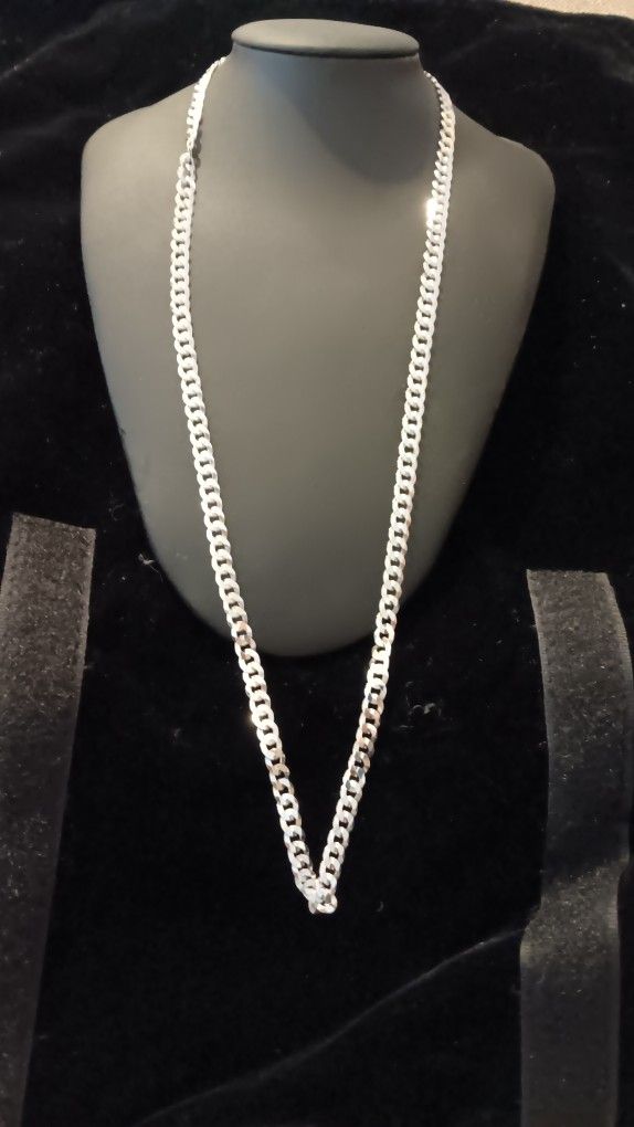 Cadena CUBANA De Plata 9.25 Taxco Guerrero