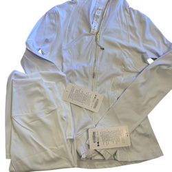 Lululemon Set With Gold Zipper 