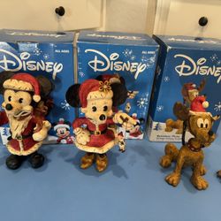 Disney The Vintage Years 1(contact info removed) by Department 56 & Poliwogg Santa Mickey Minnie Pluto