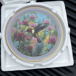 Hummingbird Collectors Plate 