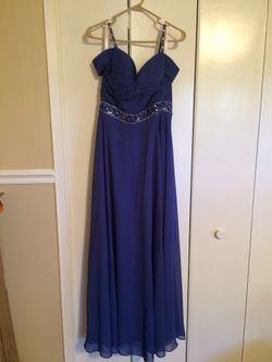 Royal blue size 4 bridesmaid dress