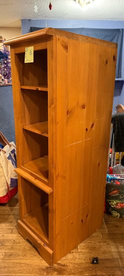 Solid wood shelving