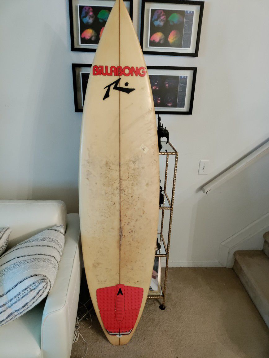 6'2 Rusty Surfboard 