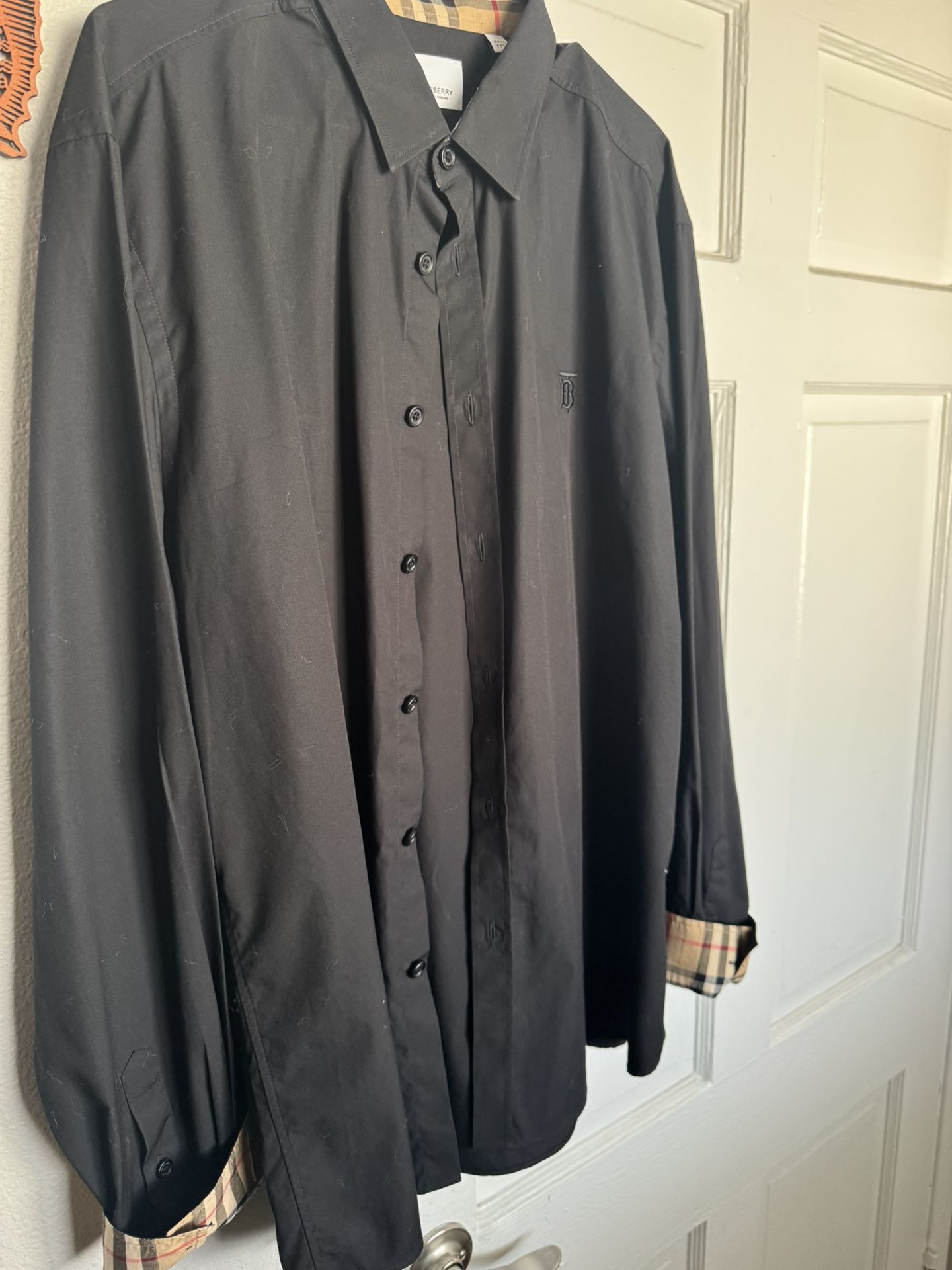 Burberry Black Dressing Shirt