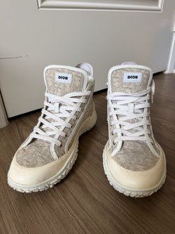 Dior High-Top Sneakers Oblique Canvas