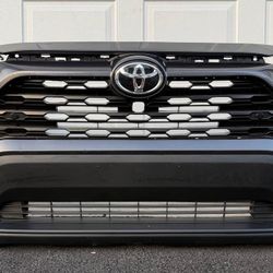 GRAY TOYOTA RAV 4 RAV4 FRONT BUMPER 2019 2020 2021 2022 2023 2024