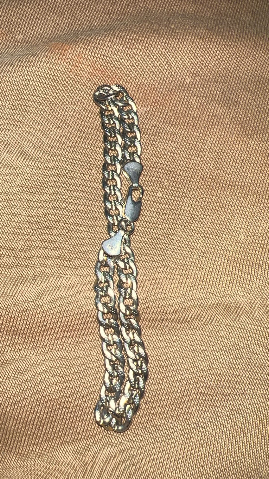 7Inch 14k Gold Bracelet