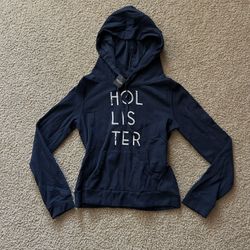 Navy Blue Hollister Hoodie 