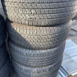265-70-17 Used Tires 265/70/17 Llantas Usadas