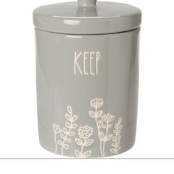 NWT Rae Dunn “Keep” Canister, “Wash” Pump, “Wash” Tray