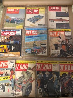 Lot of 14 Vintage Hot Rod & Hop Up Motor Life Magazines 1950s Racing