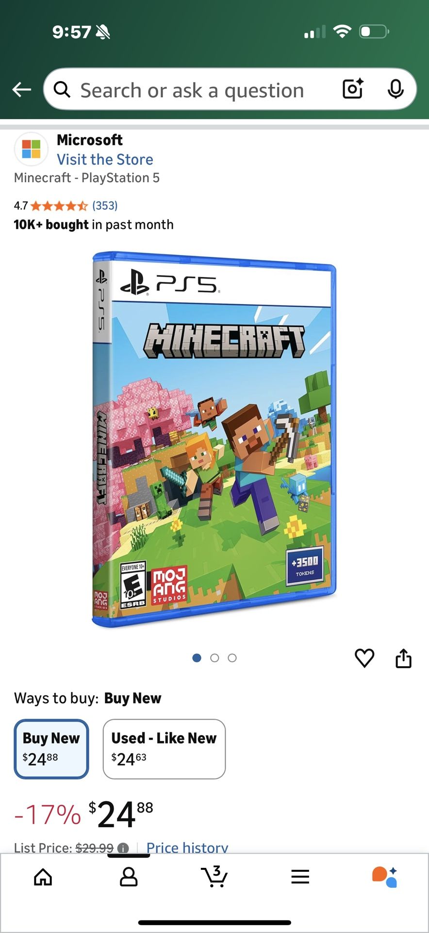 Minecraft PS5