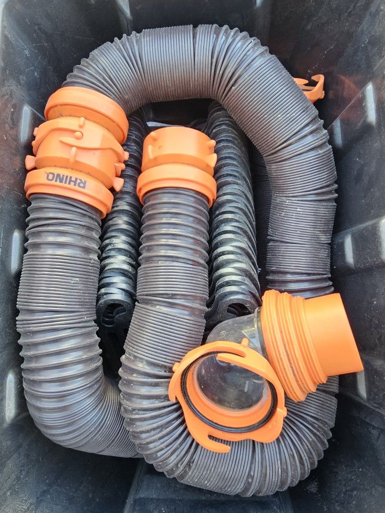 RV/Toyhauler Septic Hose With Stand