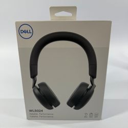 New Dell WL5024 Wireless On-Ear Bluetooth Headphones Black