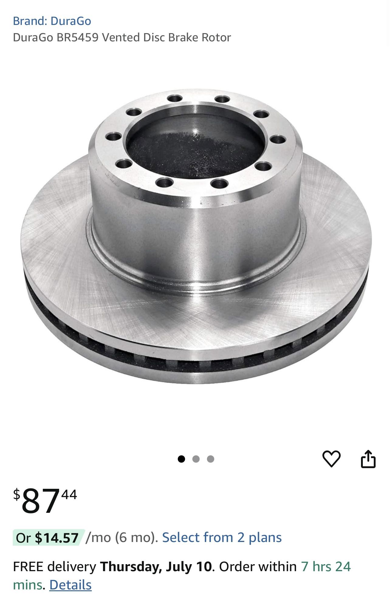 Brake Rotor, For 88-1997 Ford F-Super Duty,  