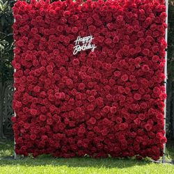 Flower Wall Backdrop