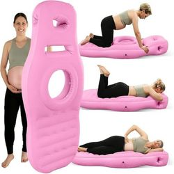 Inflatable Full Body Pregnancy Pillow, Full Body Maternity Airbed with Belly Hole for Comfort