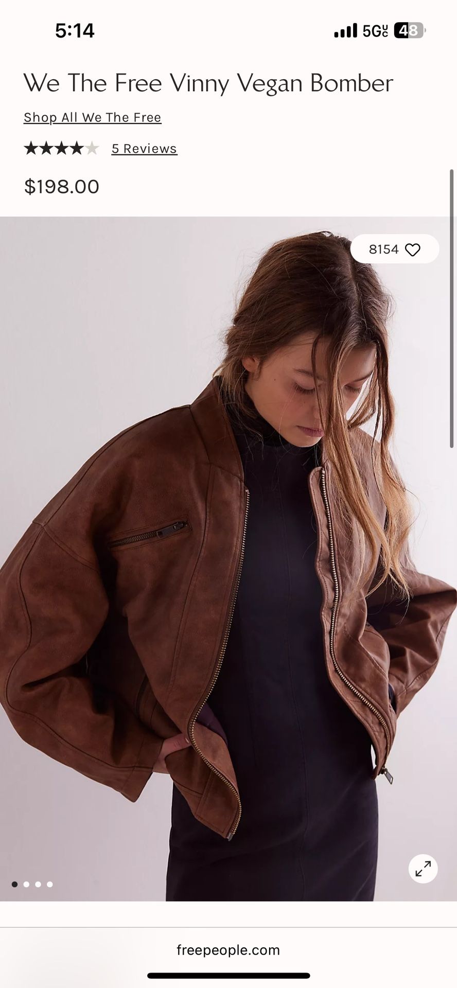 Free People Jacket - Vegan