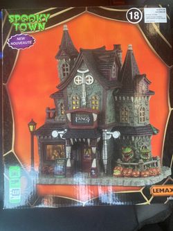 LED Haunted house, you can make your own scary town with these sets, I currently have this one on hand.