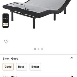 King Adjustable Bed New