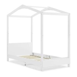 Twin Bed Canopy With Mattress
