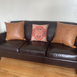 Vegan Leather Sofa