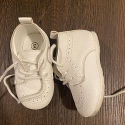 Boys White Dress Shoes Size 3 Infant Toddler 