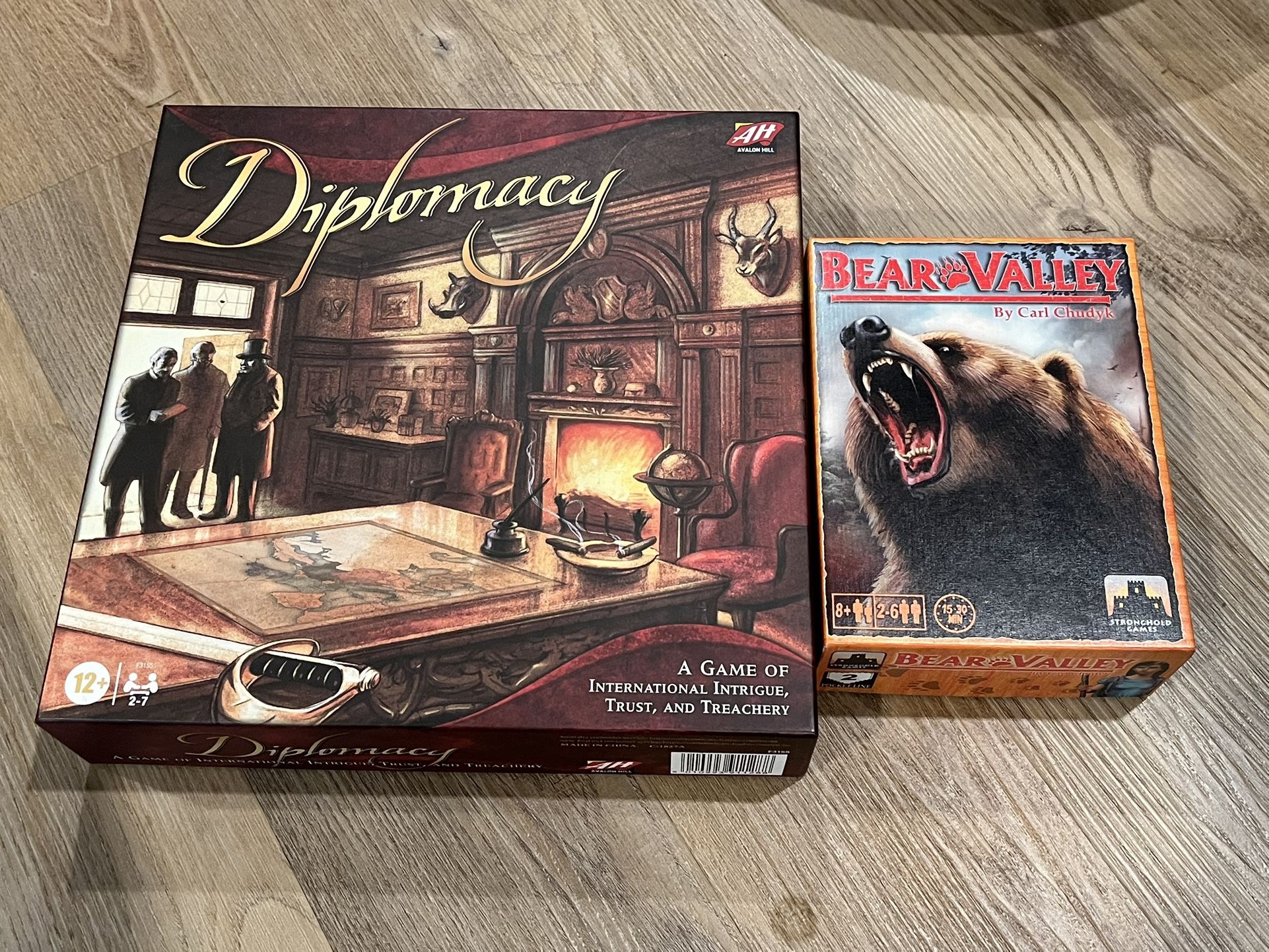 Diplomacy and Bear Valley Board Games