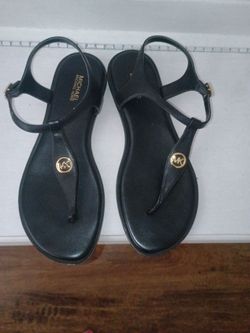 Michael Kors MK Logo Thong Sandals