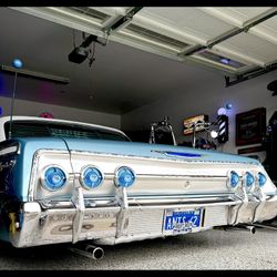 62 Impala Custom Tail Lights Candy Blue 