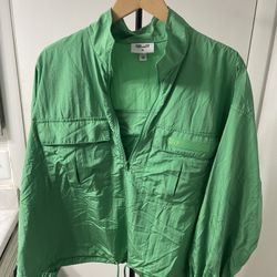 Diane Von Furstenberg Pullover Windbreaker 