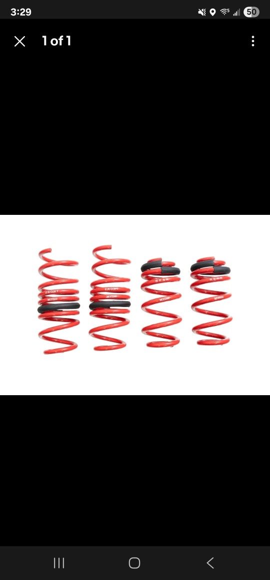 MEGAN RACING EURO VERSION COIL LOWERING SPRINGS FOR 17-21 A4 / A5 Brand New