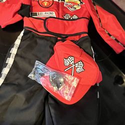 Overall race car outfit