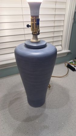 Vintage Blue Lamp