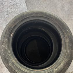 Spare Tire And Regular Tires