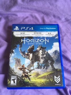 Horizon zero dawn PS4