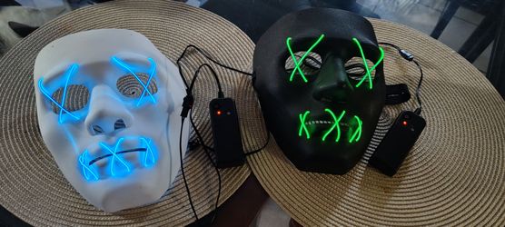 Light up masks