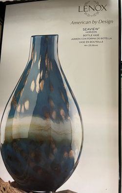 Lenox 14” Seaview Horizon Bottle Vase - PRICE REDUCED!!