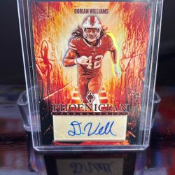2024 PANINI PHOENIX DORIAN WILLIAMS PHOENICIAN PENMANSHIP AUTO AUTOGRAPH