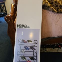 Room Essentials Rolling Shoe Rack