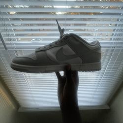 Gray Nike Low Dunks