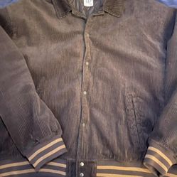 Mens size 3X courdoroy bomber coat
