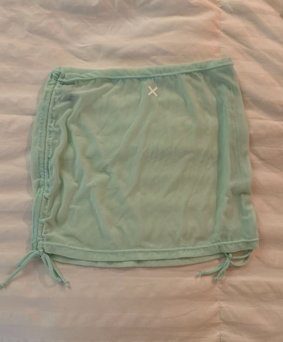 Boutine LA Size S cover up bikini skirt cute see through