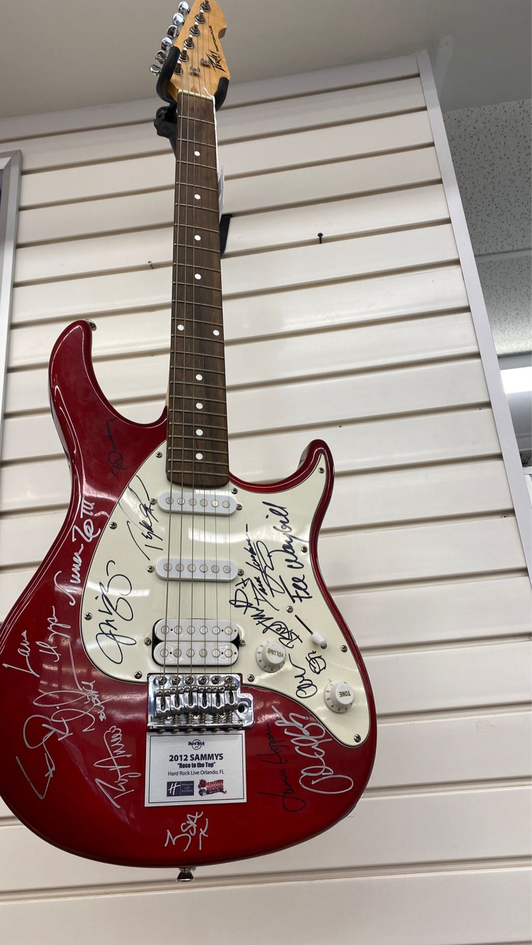 Autographed 80’s rocker Electric Guitar Ref# 2807-405529-01
