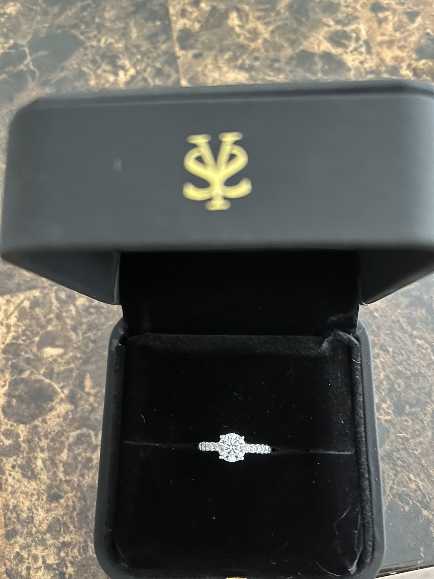 “Love Is Light” 18k Engagement Ring