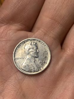 1943 Steel Wheat Penny Without Mint Mark