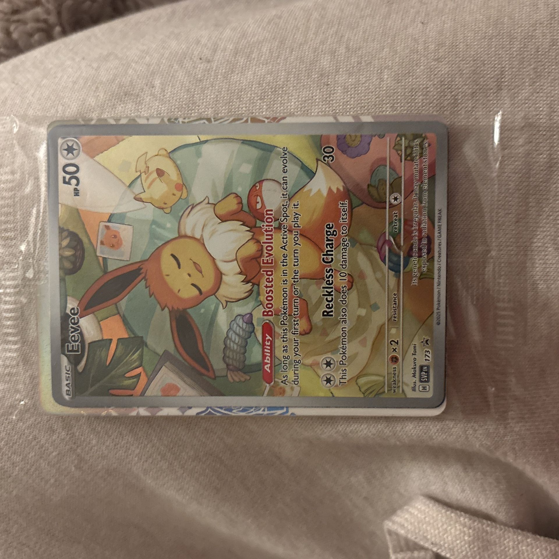 Eevee Promo Card Still In The Plastic